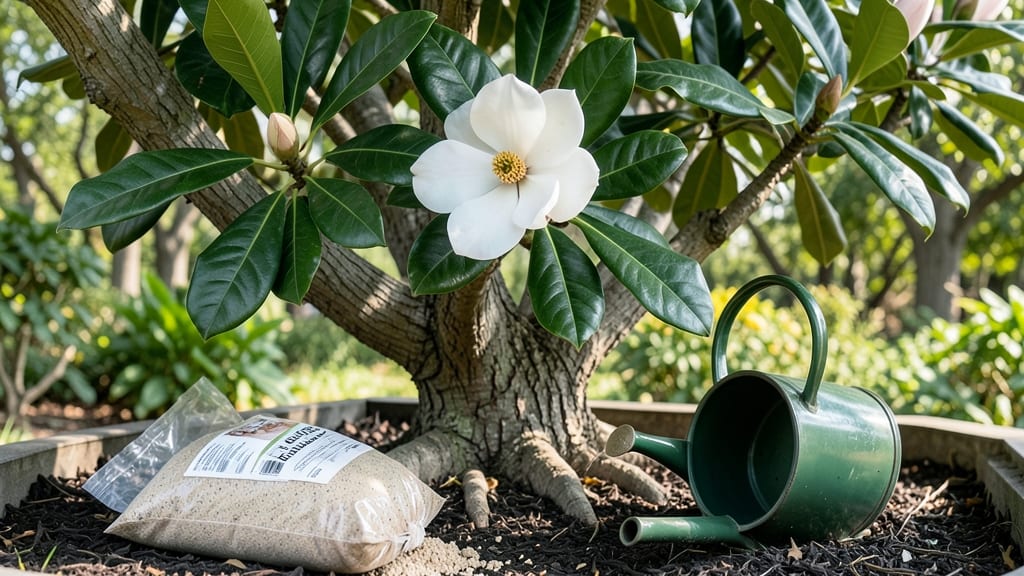 Magnolia Plant Food: Nitrogen-Potassium Blend for Bold Blooms Year-Round