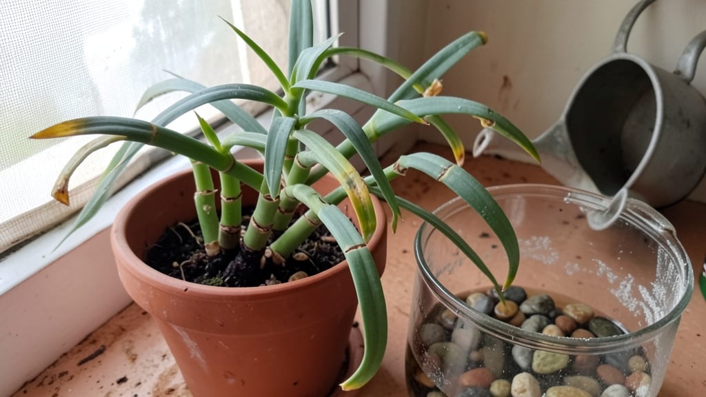 Overwatered Bamboo Plant: Revitalize Yellowing Leaves With Root Aeration
