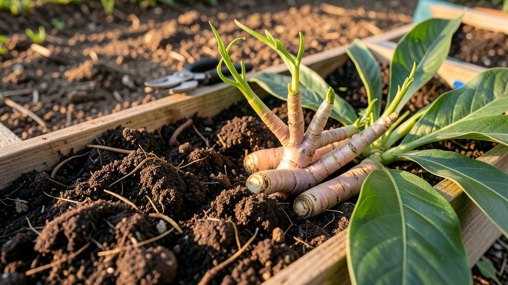 Planting Turmeric Rhizomes: Year-Round Harvest Secrets for Bold Golden Roots