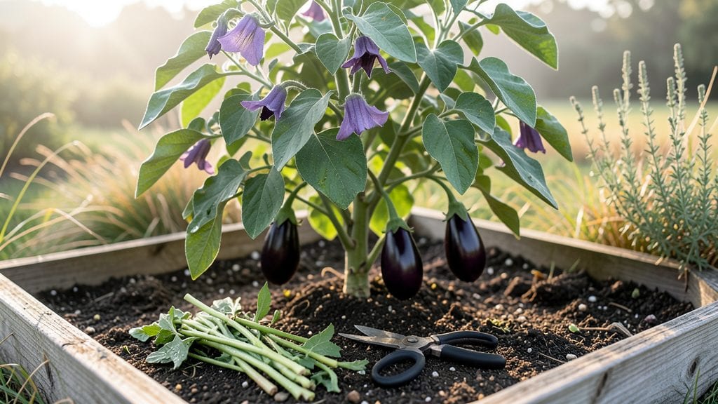 Pruning Aubergine Plants: Year-Round Harvests With 3 Strategic Cuts