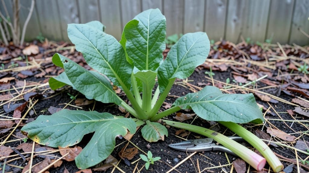 Pruning Rhubarb Plants: Year-Long Harvests With 3 Strategic Cuts