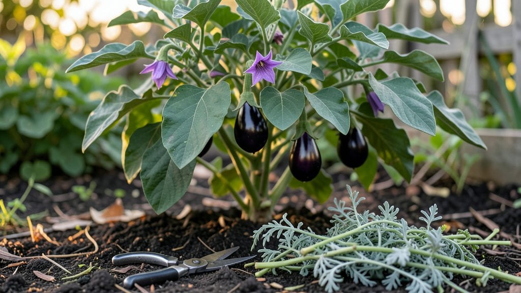 Trim Eggplant Plants: Year-Round Fruit From 3 Strategic Cuts