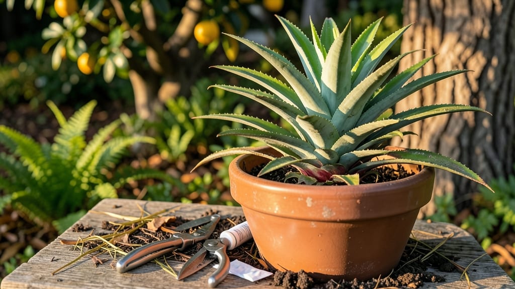Trim Pineapple Plant: Revive Wilting Leaves in 3 Simple Steps