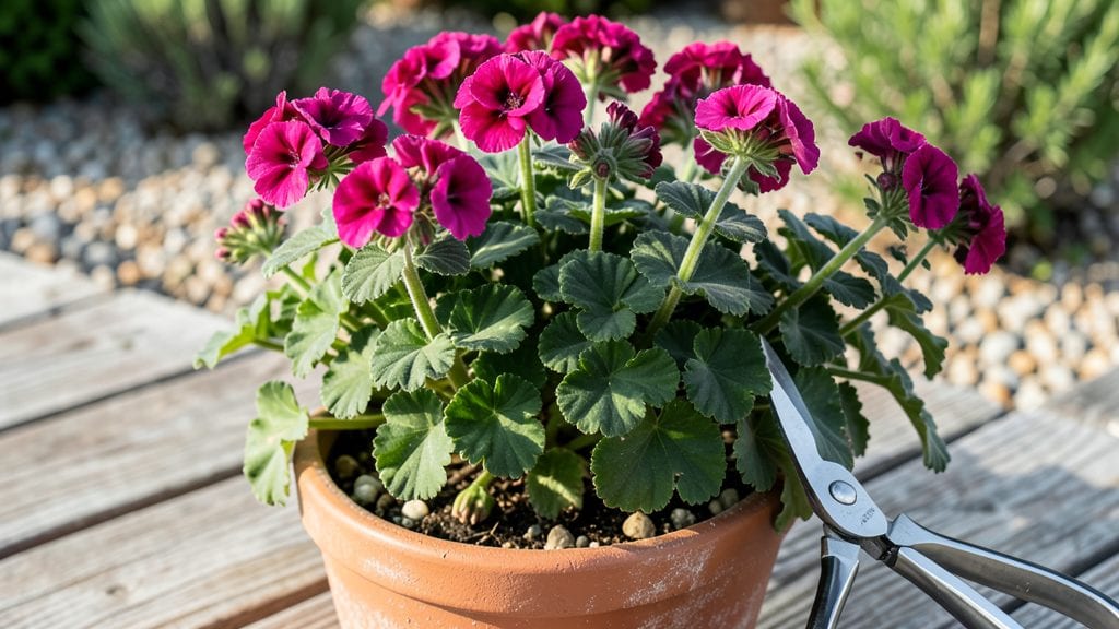 Trimming Geranium Plants: Seasonal Shape and Blooms Guide