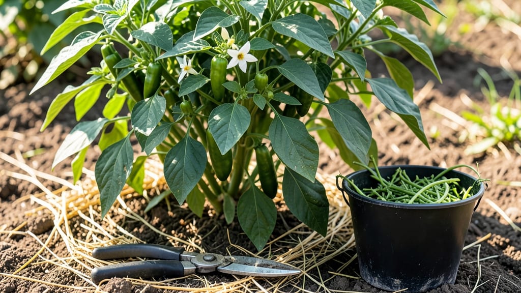 Jalapeño Plants Trimming: 3-Step Prune for Bushier Harvests